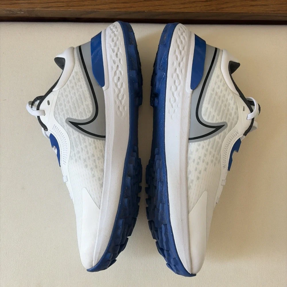 Nike React Infinity Pro 2 Men Golf Shoes Size 11.5 White Game Royal DJ5593-104 - Picture 4 of 8